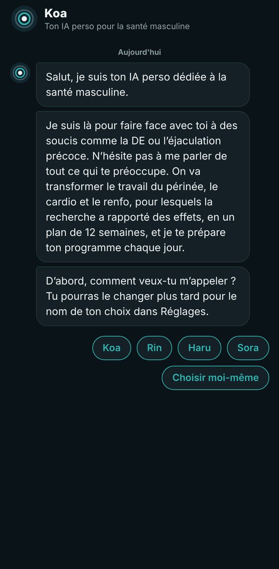 Choisir un nom pour votre partenaire