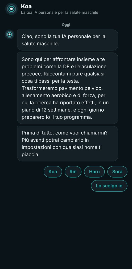 Scegliere un nome per il tuo partner