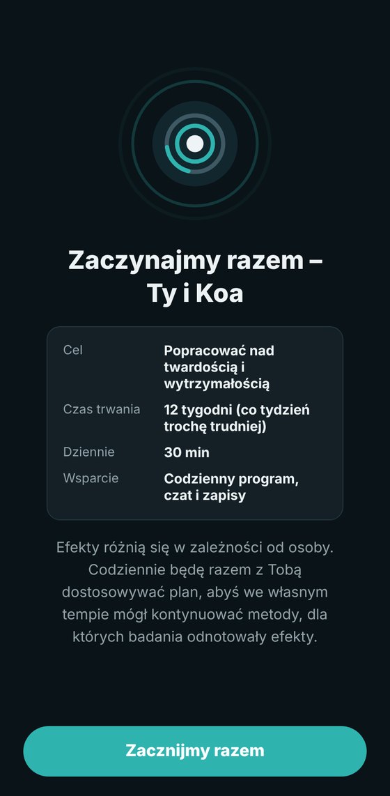 Twój własny plan na 12 tygodni w skrócie