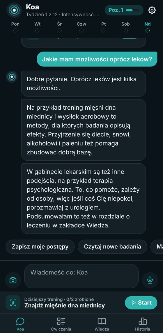 Rozmowa z partnerem AI o tym, co cię martwi