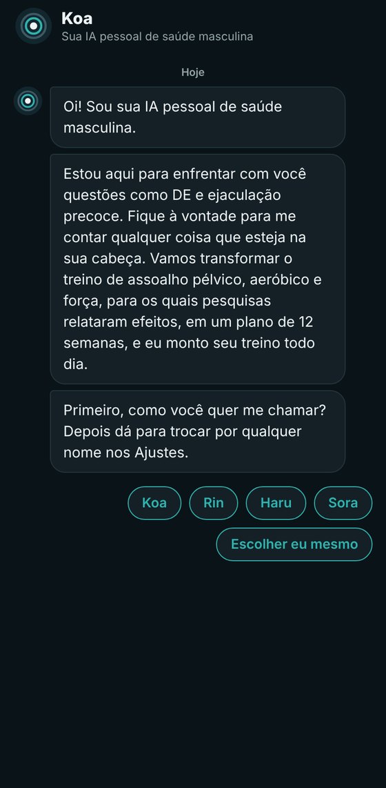 Escolhendo um nome para o seu parceiro